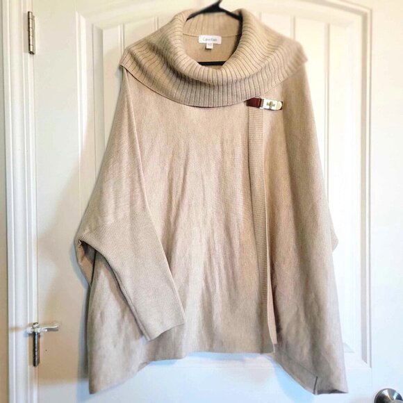 Calvin Klein Tops - Women's Calvin Klein Dolman Cowl Neck Poncho